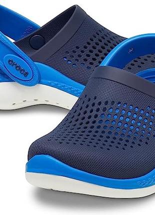 Сабо crocs literide 360 clog оригинал j4 j5 j6 черные, синие3 фото