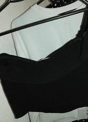 Топ-корсет off shoulders bershka черный5 фото