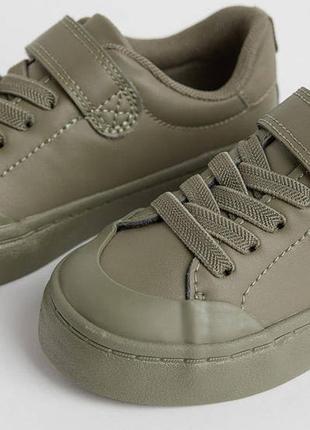Детские кеды хаки hm для мальчика
