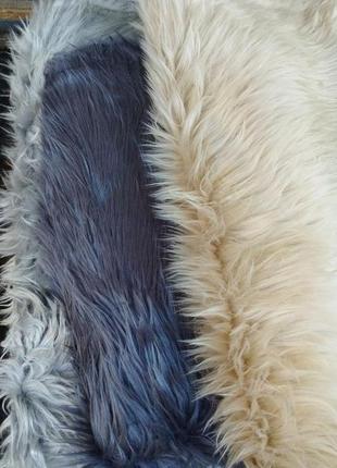 Коврик пушистый меховый с длинным ворсом лама 100х1806 фото