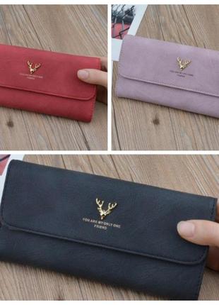 Класичний жіночий  стильний гаманець портмоне1 фото