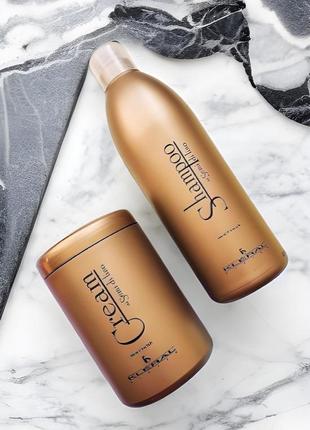 Шампунь і маска kleral system semi di lino cream kleral 500 ml