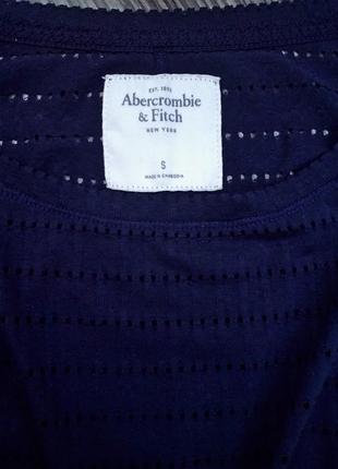 Футболка синяя от abercrombie & fitch s размер8 фото