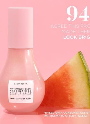 Пробник сыворотка для сияния кожи glow recipe watermelon glow niacinamide dew drops9 фото