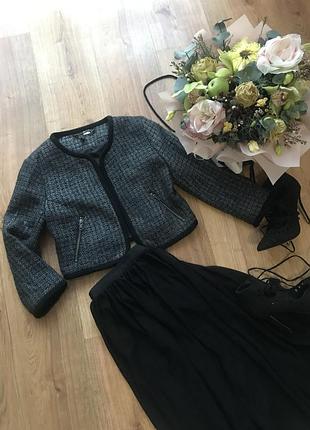 Шикарный тёплый пиджак h&m, размер с/м