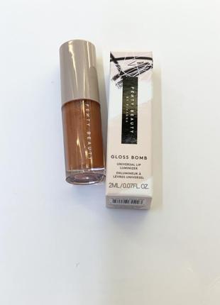 Мини-блеск для губ в оттенке fenty glow fenty beauty by rihanna, 2 ml1 фото