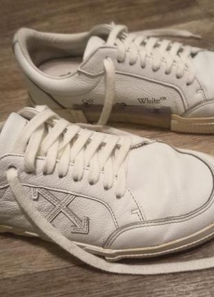 Кеды off white low vulcanized white 43p2 фото