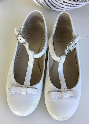 Кожаные туфли camelot 34 размера 2