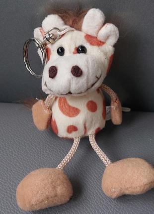 Мягкая игрушка брелок жираф
