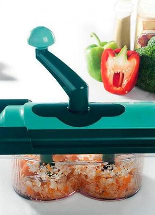 Овощерезка nicer dicer twist многофункциональная мультирезка, измельчитель для продуктов7 фото