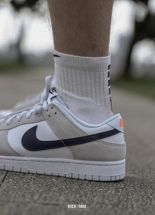 Кроссовки nike dunk low grey eu42 (26.5 см) оригинал2 фото