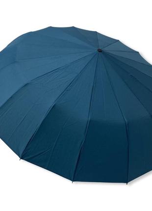 Зонт полный автомат toprain зелёный на 16 карбоновых спиц #0519