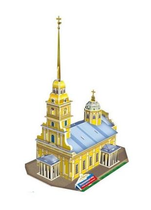 Пазли 3d 140 нс петропавлівський собор 37 елементів  в коробці1 фото