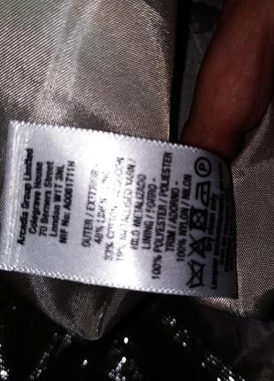 Серебристое мини платье с пайетками 4