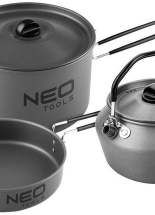 Neo tools набір посуду туристичного 3 в 1