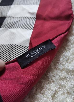 Шелковый платок burberry4 фото