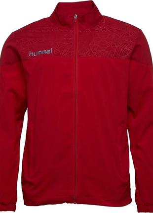 Спортивная кофта hummel mens sirius woven track jacket true red/chili pepper / оригинал