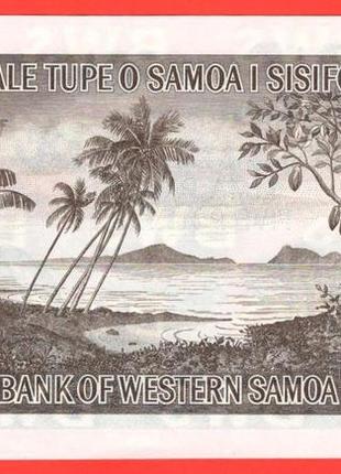 Западное самоа (самоа и сисифо) 5 фунтов 1963(2020г) unc  №1912 фото