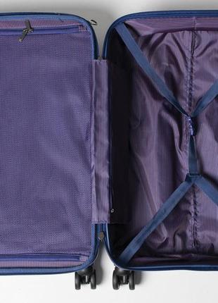 Чемодан франция полипропилен с расширением большой l синий | 77х52х31(+5) см | 117 л |...