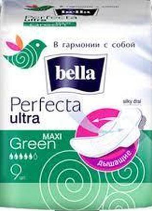 Гигиенические прокладки bella perfecta ultra maxi green 8 шт (5900516306076)