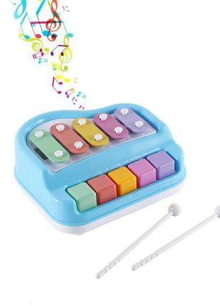 Пианино детское ксилофон музыкальная игрушка 9009