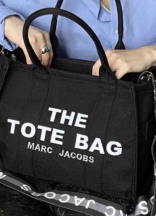 Marc jacobs medium tote bag black