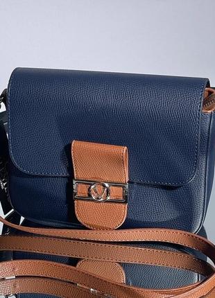 Valentino bag blue/brown 22 х 17 х 6 см