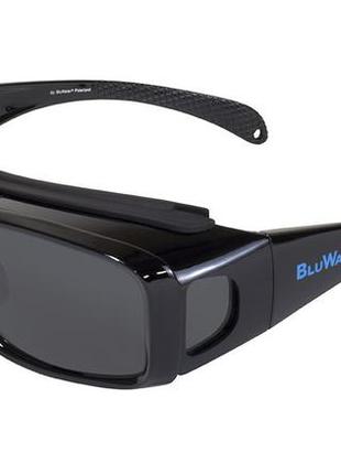 Окуляри поляризаційні bluwater flip-it polarized (gray) чорні