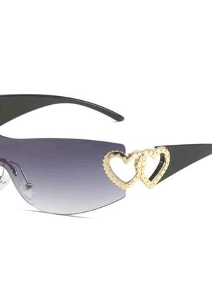 Спортивные зеркальные очки цвет трендовые женские мужские солнцезащитные стильные  2023 велоспорта y2k