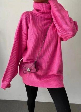 Жіночий светр,женская кофта,кофта туника,свитер туника,длинная кофта,довгий светр,яркий свитер,яркая кофта1 фото
