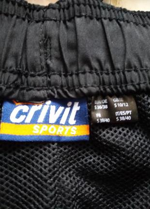 Суперовые спортивные шорты нищелка crivit sports u9 10/12 eur 38/404 фото