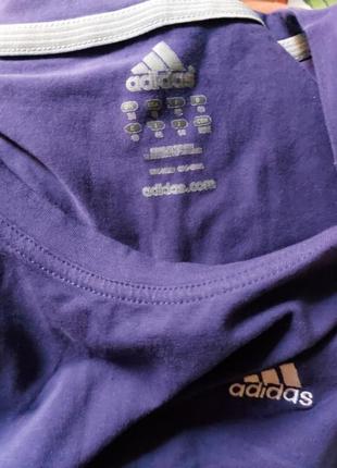 💜🌟💙 крута фірменна футболка adidas фіолет.кольору5 фото