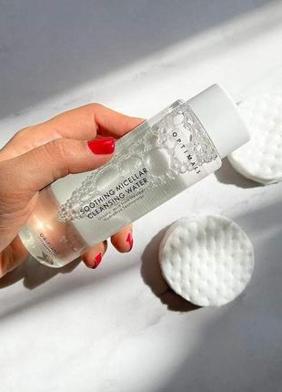 Увлажняющая мицеллярная вода для снятия макияжа optimals💦1 фото