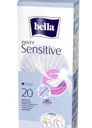 Щоденні гігієнічні прокладки bella panty sensitive 20 шт1 фото