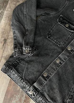 Сіра джинсовка джинсова куртка серая джинсовая куртка lacoste2 фото