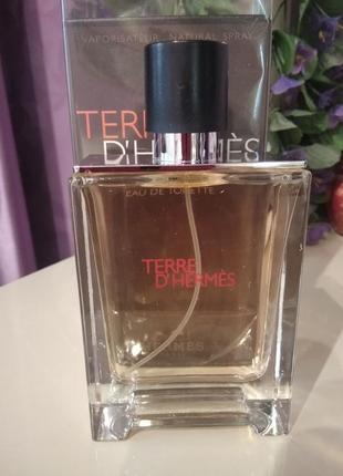 Hermes terre d'hermes туалетна вода 100 ml гермес тьєре де гермес чоловічий парфум аромат духи1 фото