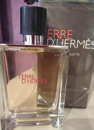 Hermes terre d'hermes туалетна вода 100 ml гермес тьєре де гермес чоловічий парфум аромат духи2 фото