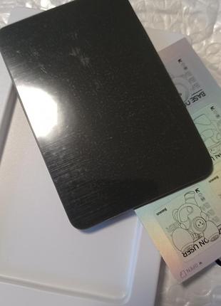 Портативный чехол для карт baseus back stick silicone card bag - dark gray5 фото