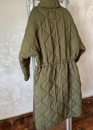 Zara пальто стеганное на синтепоне s-m5 фото