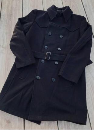 Пальто drycorn двубортное шерстяное вовна стильне актуальне тренд класичне классика2 фото