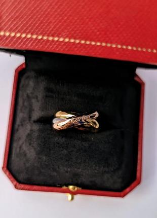 Кольцо картье тренити cartier trinity