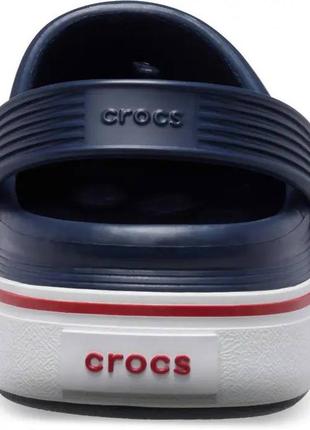 Крокси crocs crocband clean clog сині жіночі / чоловічі сабо / шльопанці5 фото