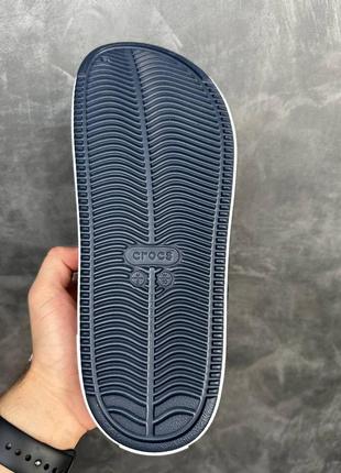 Крокси crocs crocband clean clog сині жіночі / чоловічі сабо / шльопанці3 фото