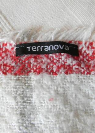 Буклированный теплый палантин кейп шарф terranova 185*753 фото