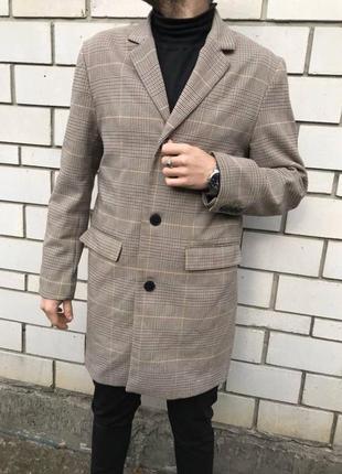 Пальто h&amp;m шерстиное шерсть стильное актуальное тренд классическое классика1 фото