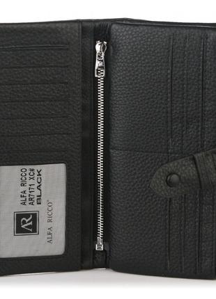 Кошелек alfa ricco 7171 black xc3 фото