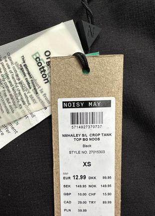 Noisy may топ hailey 27015303 чорний relaxed fit3 фото