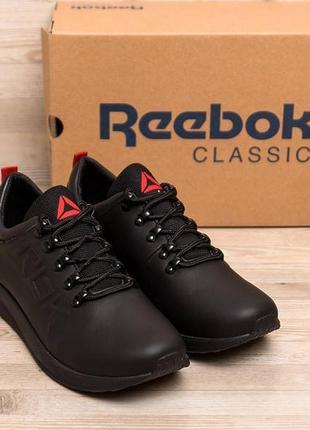 Мужские кожаные кроссовки reebok, чоловічі шкіряні кросівки2 фото