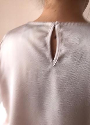Блузка new look/блузка с воланами/цвет пудра/нарядная блузка/модная блуза9 фото