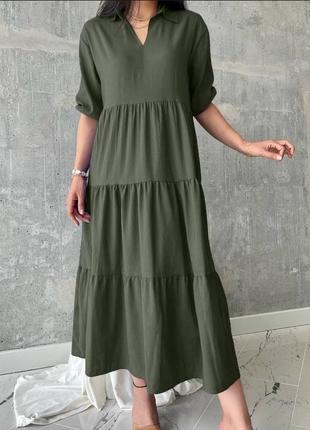 Платье свободного кроя, рукав длиной 3/4 ✨
krl-1924 фото